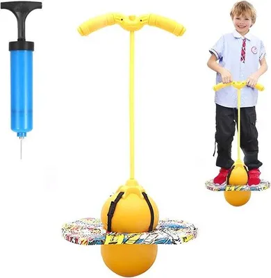 Productafbeelding van Pogo stick voor kinderen - 100kg draagvermogen - Veiligheidsontwerp - Balanstraining en sport