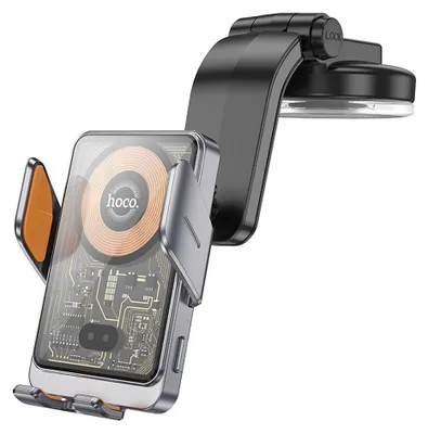 Immagine prodotto di Hoco 15W supporto induttivo per telefono auto per parabrezza / cruscotto HW8 nero