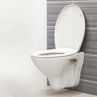 Produktbild von SEPIO Toilettendeckel, Oval Weiß, Antibakterieller WC-Sitz mit Einfache Montage und Reinigung