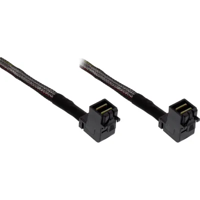 Obrázek produktu pro InLine 27626C, 0,75 m, SFF-8643, SFF-8643, Zahnutý, Zahnutý, Samec/samec