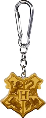 Image de Harry Potter - Porte-clés 3D, blason de Poudlard CD299 (taille unique) (jaune)