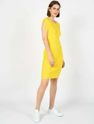 Zdjęcie produktu dla Silvian Heach Dress - GPP23163VE - Żółty- Rozmiar: XS(EU)