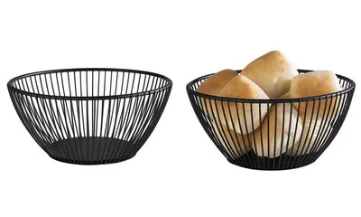 Productafbeelding van APS 30421 APS Brot- und Obstkorb SVART, rund, Durchmesser: 200 mm