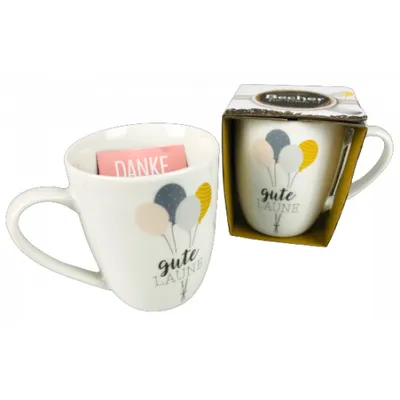 Image de Tasse Ballon bonne humeur Contenance env. 250ml Dimensions 10,5 x 9 x 8,5cm