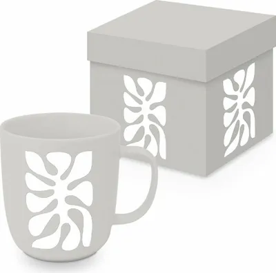 Produktbild von PPD Germaine taupe Matte Mug, in Geschenkbox, Henkelbecher, Kaffeebecher, Becher, Tasse, New Bone China, 400 ml, 161402510