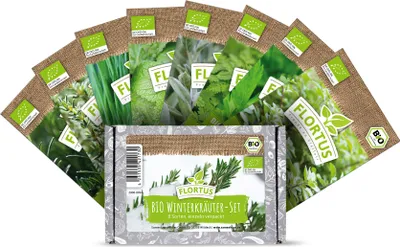 Produktbild von Winterkräuter Set (8 Sorten) |  Kräutersamen Sets von FLORTUS