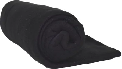 Produktbild von Fleecedecke schwarz 130 x 170 cm Decke aus Polarfleece mit Saum