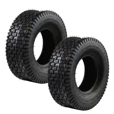 Produktbild von 2x Reifenmantel Reifen Rasentraktor Reifendecke 13x5.00-6 4pr Aufsitzmäher O1