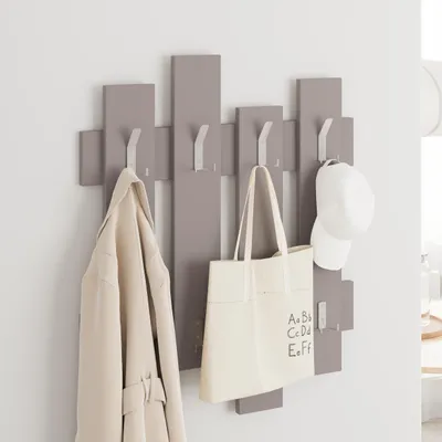 Produktbild von DECORTIE Wave Hänger Mokka Grau ,64 x 4 x 81 cm