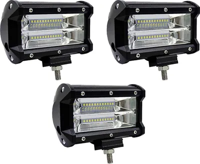 Obrázek produktu pro Greenmigo 3x 72W LED pomocný světlomet IP67 Vodotěsná světelná lišta 12V 24V LED pracovní světlo offroad auto LED světlomet pracovní světlo