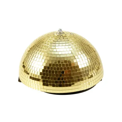 Image de EUROLITE Spiegel-Halbkugel 30cm gold motorisiert (50102052)