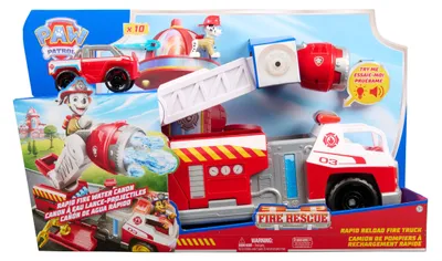 Zdjęcie produktu dla PAW Patrol PAW VHC Fire Rescue Dlx Fire Truck GML, Wóz strażacki, 3 lat(a), Plastik, Wielobarwny