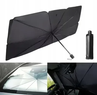 Zdjęcie produktu dla Parasol Przeciwsłoneczny Na Przednią Szybę Samochodu TSG-94 135х75cm