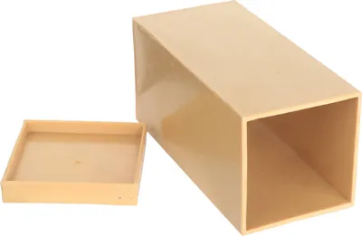 Produktbild von 3D DIY Kerzen Gießform Kunststoff Kerzenform quadratisch abnehmbarem Boden