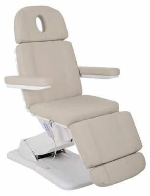 Produktbild von Habys Tavia Kosmetikliege Massageliege Kosmetiksessel Kosmetikstuhl | Höhenverstellbar Elektrisch | Handfernbedienung | 190 x 59 cm | Beige