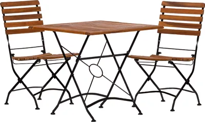 Produktbild von 2x 57433 Lindau Klappstuhl 1x 56726 Lindau Tisch 80x80cm