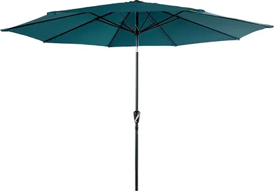 Produktbild von Gerader Sonnenschirm HAPUNA rund 3,30m Durchmesser blau