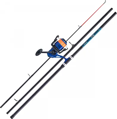 Produktbild von Balzer Avanti Surf Brandungsangelcombo 420 cm 80-220g 3-teilig mit bespulter Rolle