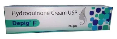 Produktbild von Creme, Intermed, Depig-F, gegen Flecken, Melasma, 4% Hydrochinon, 25gr