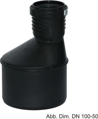 Produktbild von Geberit GE Silent-PP, Reduktion, d125/110mm, exzentrisch, 1 Stk.