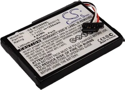 Image de TECHTEK Batterie compatible avec [Typhoon] MyGuide SilverGuide 5000, MyGuide SilverGuide 5000 NAV remplace 541380530001, pour BP-L1200/11-B0001
