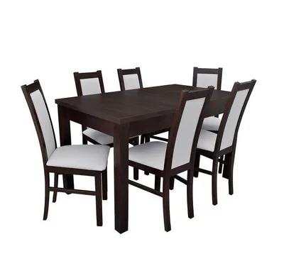Obrázek produktu pro Jídelní set MOVILE 1 - ořech / bílá