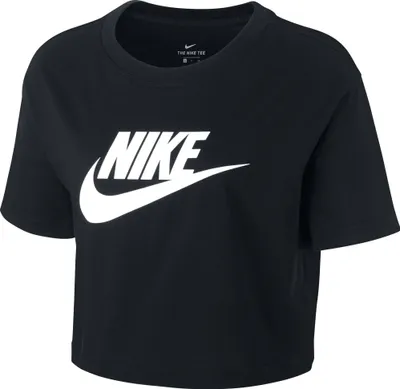 Zdjęcie produktu dla Nike NSW TEE ESSNTL CRP ICN FTRA W BLACK M