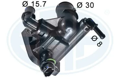 Produktbild von ERA Thermostat Kühlmittel 88°C für FIAT 500 (312) 500 C (312) PUNTO EVO (199) PUNTO (199) Panda Schrägheck (312, 319)