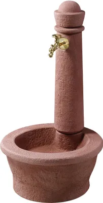 Immagine prodotto di Garantia ROMA fontana in pietra per giardino, 54x54x100 cm (LxLxH), rosso pietra; 356103