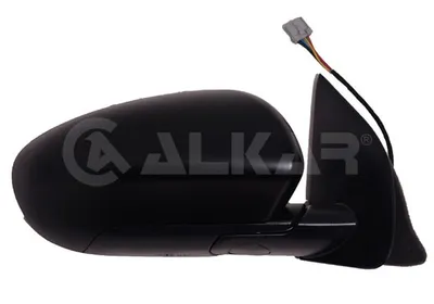 Produktbild von ALKAR 6126567 Außenspiegel Seitenspiegel Rechts für NISSAN Qashqai / Qashqai +2 I (J10, NJ10) Beheizt Konvex Elektrisch