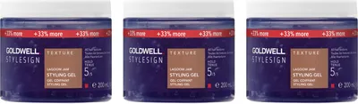 Produktbild von Stylesign Texture Lagoom Jam XXL Styling Gel 3x200 ml