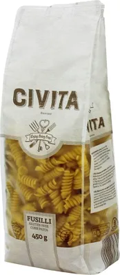 MAKARON (KUKURYDZIANY) ŚWIDERKI BEZGLUTENOWY 450 g - CIVITA