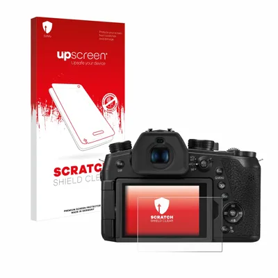 Produktbild von upscreen Schutzfolie für Panasonic DC-FZ1000 II / DC-TZ200 Displayschutz Displayschutzfolie Folie Klar Transparent