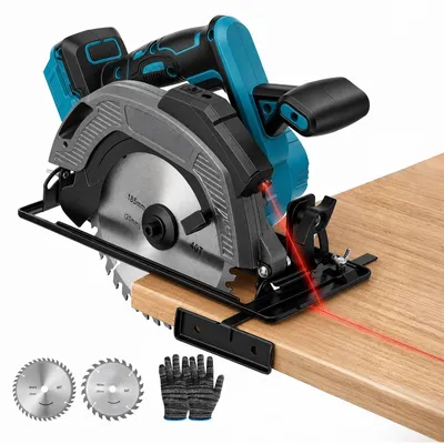 Productafbeelding van Accu-cirkelzaag, compatibel met 18V, mini-borstelloze handcirkelzaag
