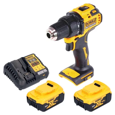 Produktbild von DeWalt DCD 708 P2 Akku Bohrschrauber 18 V 65 Nm Brushless + 2x Akku 5,0 Ah + Ladegerät
