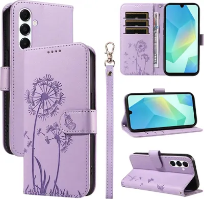 Produktbild von Samsung Galaxy A17 Hülle - Coverup Pusteblume Klapphülle - Lavendel