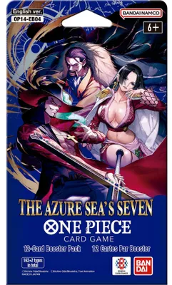 Produktbild von One Piece OP14 Sleeved Booster The Azure Sea´s Seven