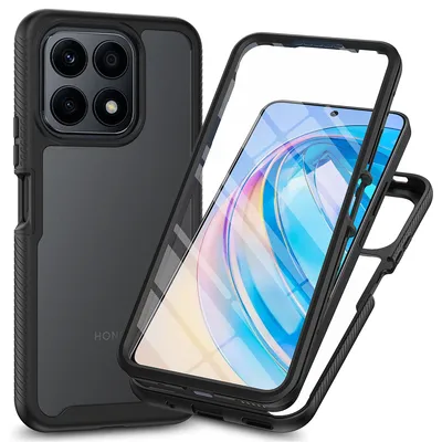 Obrázek produktu pro Pouzdro pro Honor X8A, nárazník s vestavěnou ochranou displeje 360° celotělové ochranné pouzdro černé