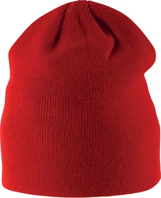 Produktbild von K-Up Mädchen Mütze Beanie Wintermütze Strickmütze Warm Bommelmütze, Größe:U, Farbe:Rot