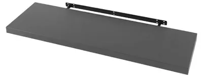 Produktbild von WOLTU Wandregal Schweberegal Wandboard MDF 100x22,9x3,8 cm Dunkelgrau Schwebend