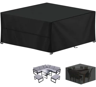 Produktbild von Abdeckung für Gartenmöbel 250x250x90cm, Wasserdicht, 420D Oxford Gewebe, Winterfest