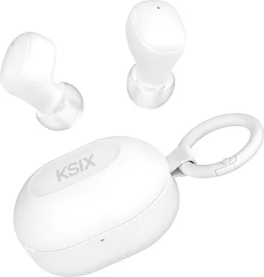 Produktbild von Ksix BTW06B, True Wireless Stereo (TWS), Anrufe/Musik, 20 - 20000 Hz, Kopfhörer, Weiß