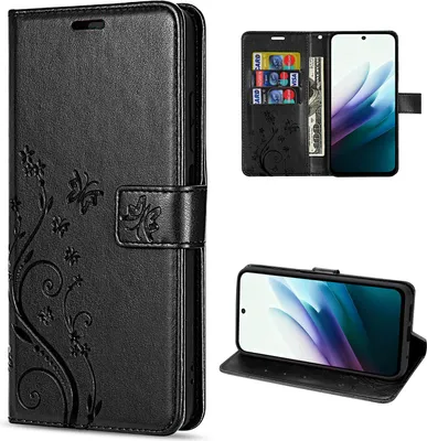 Produktbild von Hülle für Xiaomi Redmi 15 4G / 5G Handy Tasche Handyhülle Wallet Case Flip Cover Schwarz