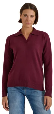 Produktbild von Cecil Damen Langarm Pullover mit Polokragen