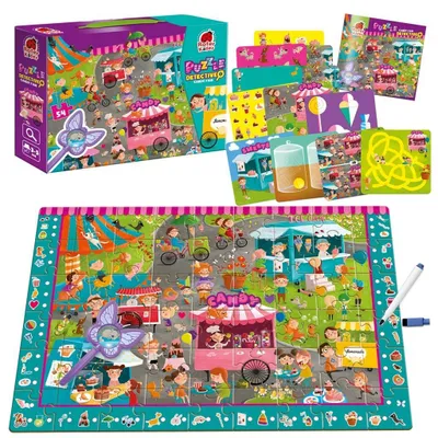 Produktbild von Puzzle edukacyjne 54 elementy. Detektyw. Cukierkowa wróżka