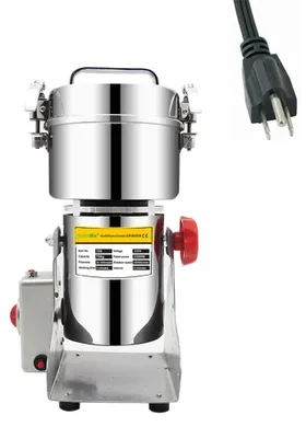 Produktbild von Trockengut-Mühle - Getreide-, Gewürz- & Kaffeemühle - 700 g Füllmenge - 2500 W - Edelstahl - Schlagmesser - Feinpulver-Mahlung - EU-Stecker