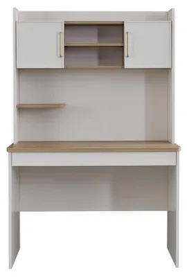 Produktbild von Schreibtisch Computertisch Kinderzimmer Regale Tisch Holz Weiß Modern