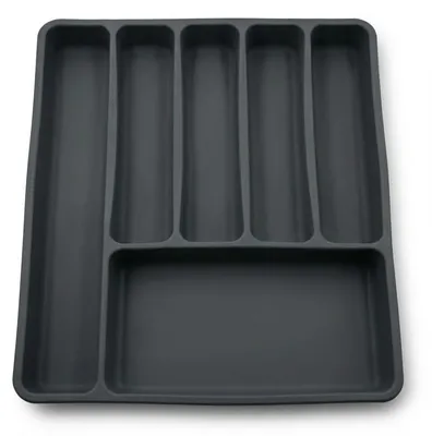 Obrázok produktu pre Organizér na príbory – 6 priehradiek – Silikón – Odolný – Ľahký – Vhodný do umývačky riadu – 40x32x3,5 cm
