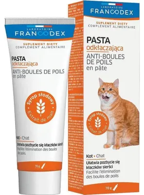 Produktbild von FRANCODEX Anti Haarballenpaste für Katzen - 70g