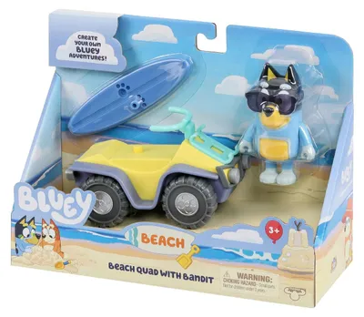 Obrázok produktu pre Bluey – vozidlo a figúrka – plážový štvorkolka